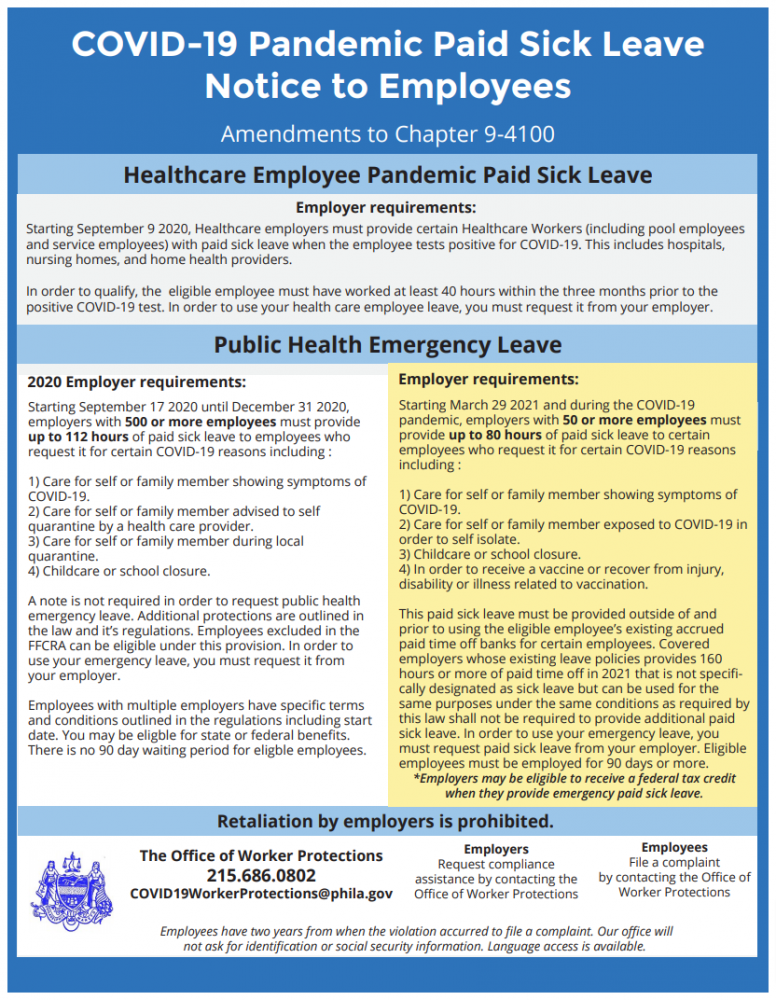 COVID-19 paid leave was soooooo 2020 -- unless you operate in ...